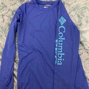 Blue Columbia shirt!